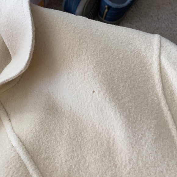 Talbots Wool Blazer size 16, good condition, some spots. Cream color. - Picture 6 of 8